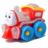 快乐小火车688 电动托马斯火车头 万向轮 音乐灯光 儿童玩具批发