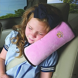 儿童汽车安全带套 可爱卡通 毛绒护肩套 护肩枕 汽车用品睡觉