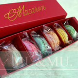 Mumu手作【5粒礼盒】 法国进口原料 macaron 甜点 马卡龙