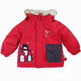 外贸原单冬季童装出口加拿大儿童防风防寒零下棉衣滑雪服外套