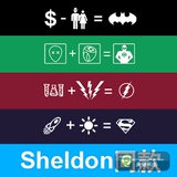 生活大爆炸公式T恤 绿灯侠闪电侠超人 谢耳朵 Sheldon 同款短袖
