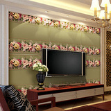 大型壁画 欧式油画花卉玄关电视客厅卧室餐厅背景墙纸壁纸 FQ058