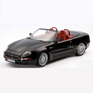 maisto 1:18玛莎拉蒂合金汽车模型 仿真spyder敞蓬跑车原厂高清图片