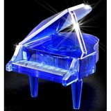 送朋友生日礼物蓝色水晶音乐盒钢琴特价韵升18机芯结婚礼品男女