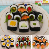 仿真食物假寿司手卷模型日本寿司摆设幼儿园早教玩具道具教材7款
