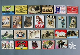 特价可爱猫咪冰箱贴 强力磁性贴韩国家居装饰品24个动物留念磁贴