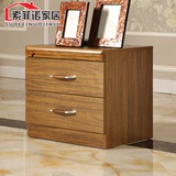 特价全 乌金楠木色实木床头边柜储物收纳柜简约现代欧韩中式家具
