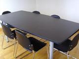 办公桌会议桌工作台1.6米1.8米2米2.4米洽谈桌圆桌现代板式会议桌