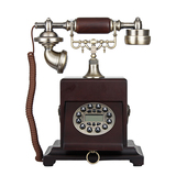 欧式电话机 仿古电话机 美式电话机 新款实木电话机家用摆设送礼