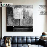 黑白画 抽象装饰画 后现代壁画简约油画客厅沙发背景无框画挂画