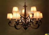 品牌美式镀铜全铜吊灯法式欧式客厅双层卧室餐厅复式灯大美式灯具