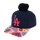 韩国专柜代购正品MLB道奇队秋冬款毛球棒球帽遮阳帽最新款LA帽