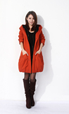冬季特价潮流前线新款韩版长款宽松加大码女装假两件加厚棉衣外套