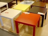 南京宜家正品代购拉克咖啡桌边桌现代简约时尚实木家具小方几多色