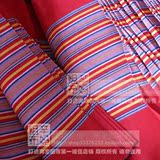 【辛妈老粗布】 经典彩条纯棉编织沙发垫/沙发套/沙发巾 100*100