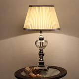 新古典美式水晶台灯 大号奢华后现代客厅卧室床头书房艺术装饰灯