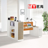 简约两人位办公桌椅上海办公家具组合职员桌板式员工桌屏风工作位