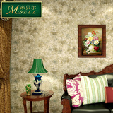 米贝尔无纺布壁纸 欧式奢华复古 做旧莨苕叶 卧室床头背景墙墙纸