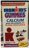 加拿大代购 ironkids小铁人儿童补钙软糖60粒 儿童补钙 辅助排铅