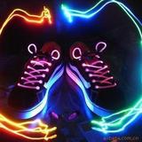 超炫Led发光鞋带 闪光鞋带 闪灯鞋带 多色 正品CE环保防水