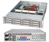 超微CSE-826TQ-R800 2U 12盘位热插拔 800W冗电 存储服务器机箱