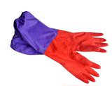 加绒加长加厚洗碗手套 洗衣家务手套 塑胶保暖护手套