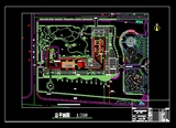 湖州市长兴县图书馆档案馆建筑设计方案CAD总平图立面图