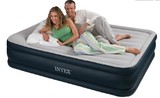 正品INTEX67738豪华双人加大双层充气床垫 空气床内置电泵 枕头