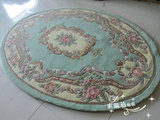 索琳迪定制高档加厚加密纯羊毛客厅地毯欧式圆形大地毯SLD-Y865