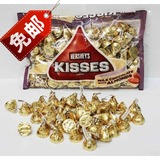 代购美国原装进口好时KISSES杏仁牛奶巧克力500g金粒婚庆喜糖代