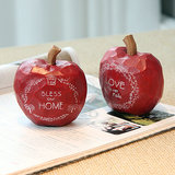 苹果树脂创意摆件家居装饰品洒柜客厅zakka可爱结婚新婚生日礼物