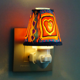 AIKEJA/艾可家创意床头插座插电香薰陶瓷夜灯带光源热卖