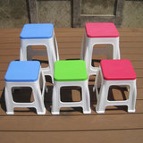 宜家餐桌加厚型塑料凳彩色儿童凳子时尚便携折叠凳 高凳换鞋凳