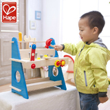 德国Hape小工作台 男生孩过家家螺母拆装组合玩具2-3岁宝宝礼物
