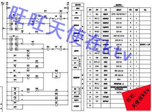 桥式起重机电气原理图 电气原理图线号规范高清图片