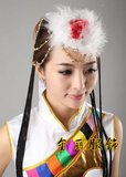 特价 藏族舞蹈演出服装 头饰 少数民族头饰 女藏服头饰小辫子