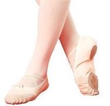儿童现代舞蹈鞋女童芭蕾舞鞋软底成人体操鞋练功鞋粉色瑜伽猫爪鞋