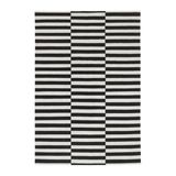 ◆怡然宜家◆斯德哥尔摩 平织地毯(170x240 黑白条纹)◆代购