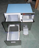 特价樱花嵌入式面粉箱-米柜组合米桶可计量储米箱镜面米缸彩钢