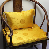 红木椅子坐垫带靠背 中式圈椅皇宫椅坐垫定做 仿明清家具椅垫布艺