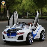 新款宝马i8双驱四轮宝宝电瓶车可坐儿童电动车遥控车童车玩具汽车