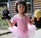 东方炫舞幼儿童舞蹈服装练功服女童夏季芭蕾舞裙短袖小孩跳舞衣服