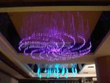 LED光纤吊灯七彩光纤灯饰光纤水晶灯酒吧光纤灯酒店造型光纤灯