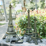 古铜色巴黎埃菲尔铁塔 金属模型摆件 家居装饰结婚浪漫礼物 批发