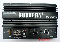 500w大功率汽车车载功放/单声道有源低音炮功放板/专业推超高清图片