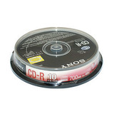 正品SONY/索尼 CD-R 10片桶装 车载MP3音乐刻录盘 空白光盘 CD盘
