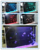新款可遥控变色LED专业水母缸/家庭宠物活体水母透明长方形缸
