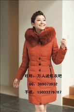 2013年爆款新款暖媄佳女中长款羽绒服 暖美佳衣皮 正品货高清图片
