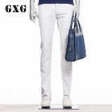 GXG[特惠]夏装热卖 男士时尚潮流修身休闲灰色牛仔长裤#32205096