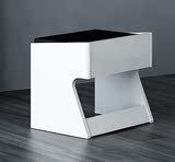 迷你系列卧室简易坐凳 黑色皮质凳子 梳妆椅 化妆凳 梳妆凳MTD01